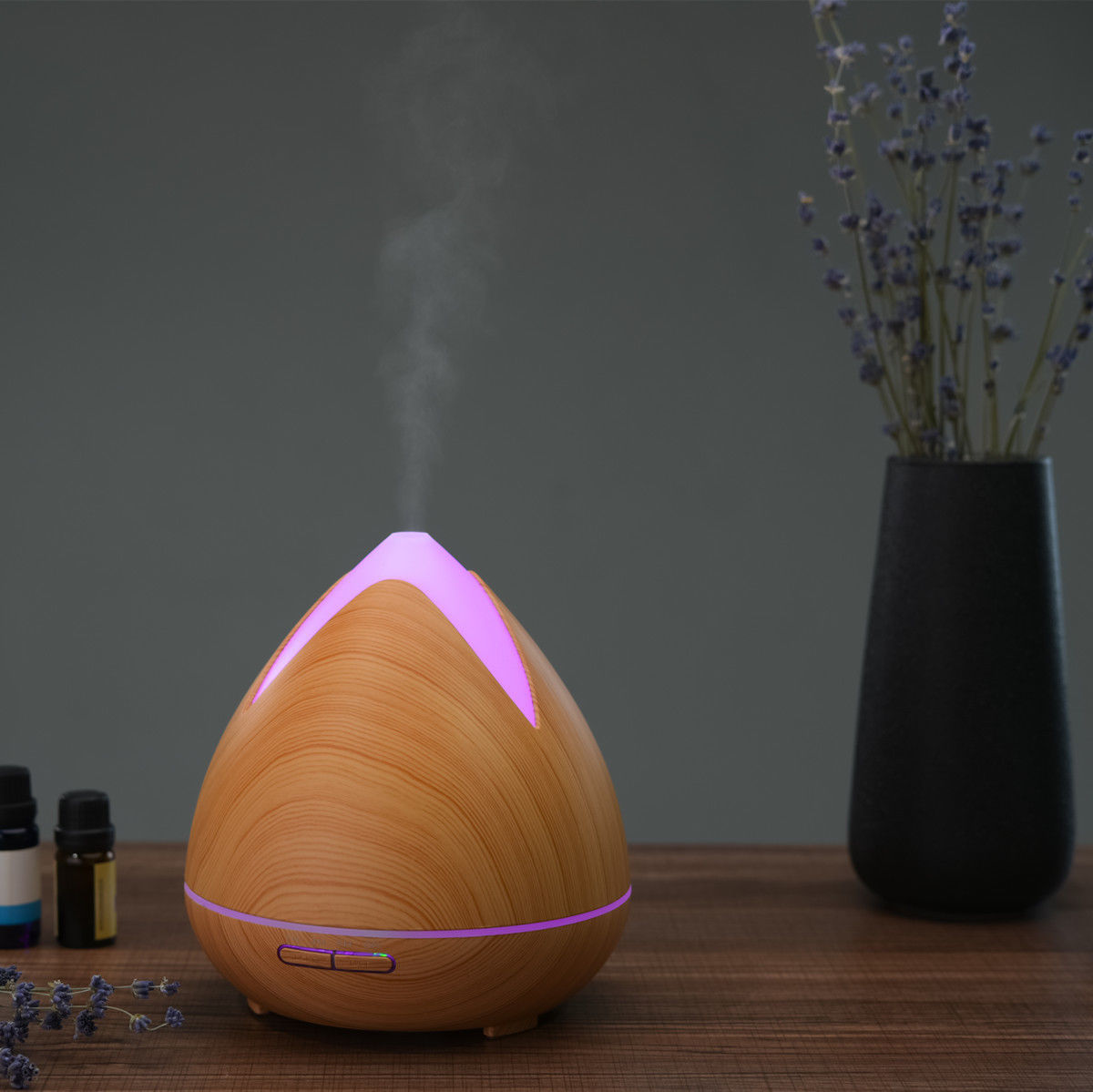 PureSpa Ultrasonic Diffuser - Light Wood - Image 8