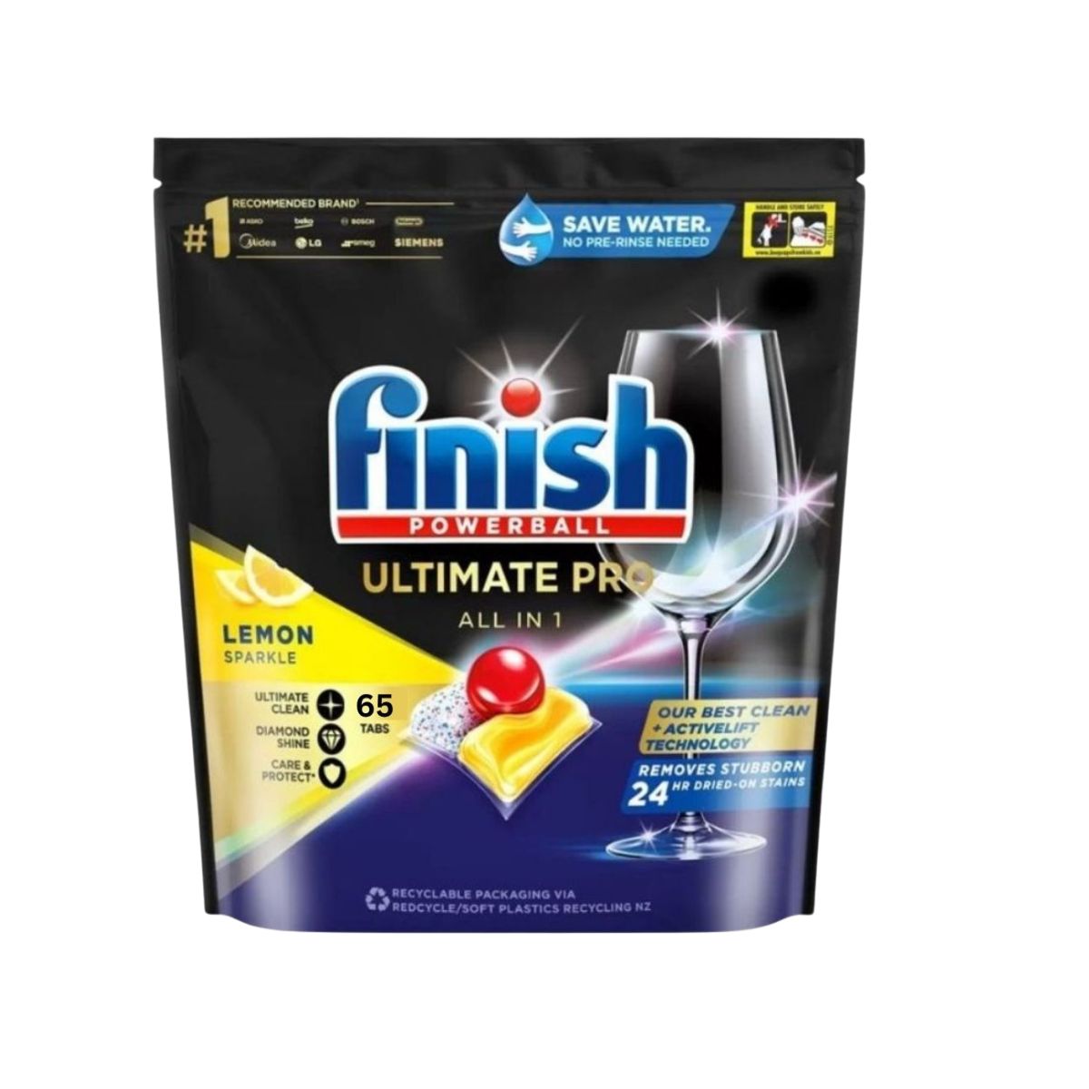 Finish Ultimate Pro x 65 Lemon Dishwasher Tablets - Image 3