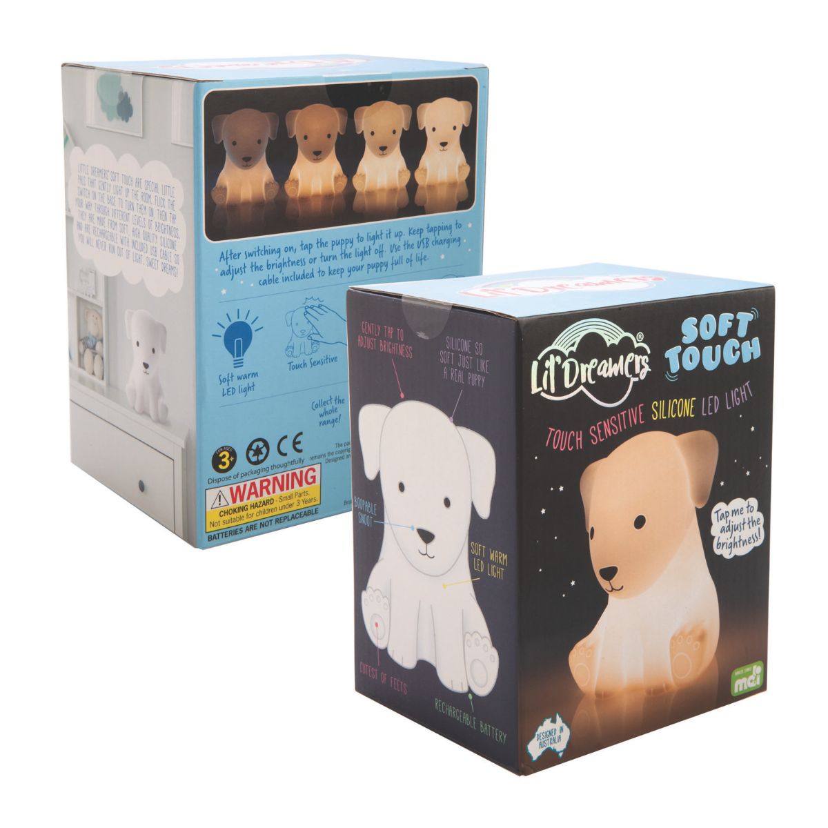 Lil' Dreamers Dog Soft Touch LED Light - Image 3