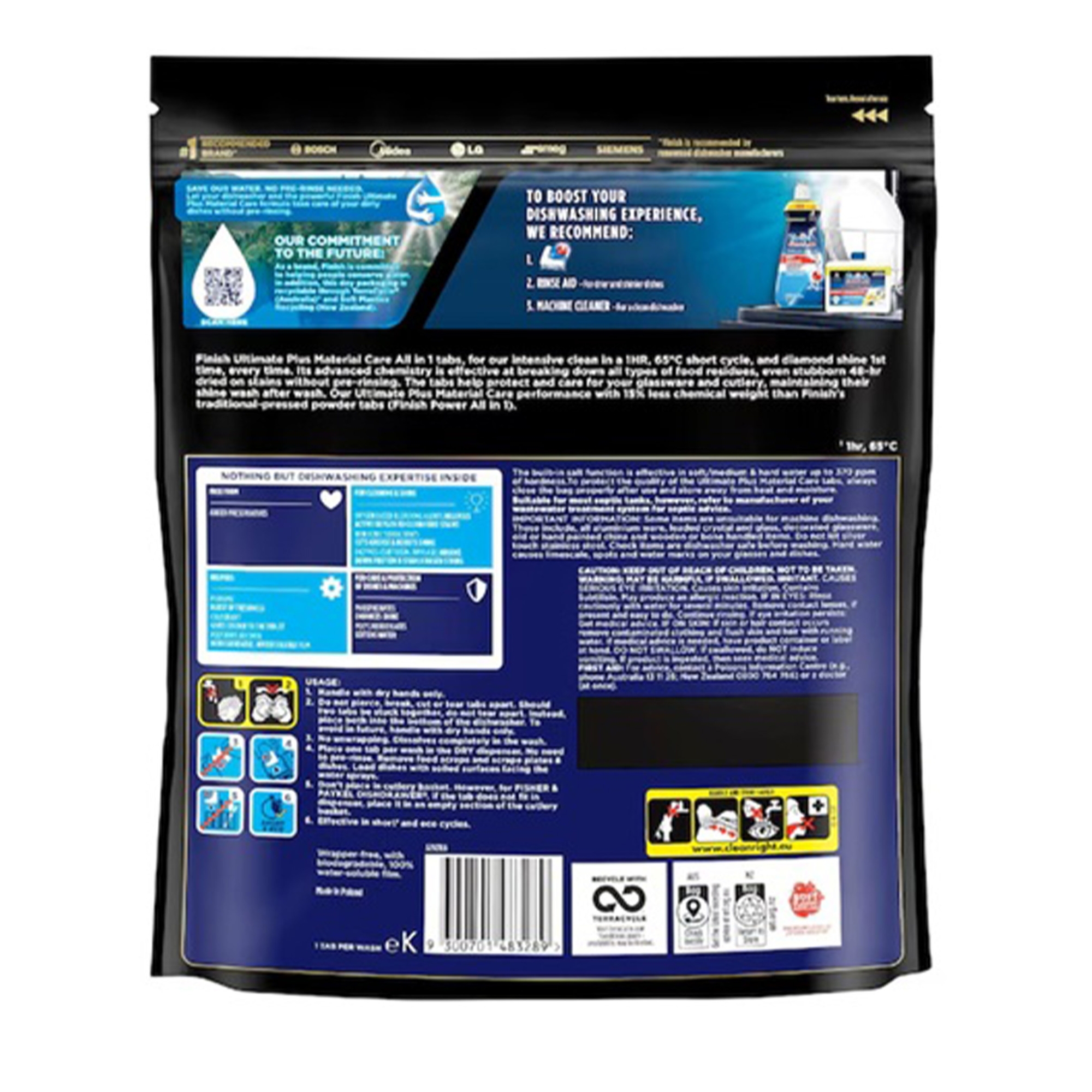 Finish Ultimate Plus x 31 Baking Soda Dishwasher Tablets - Image 2