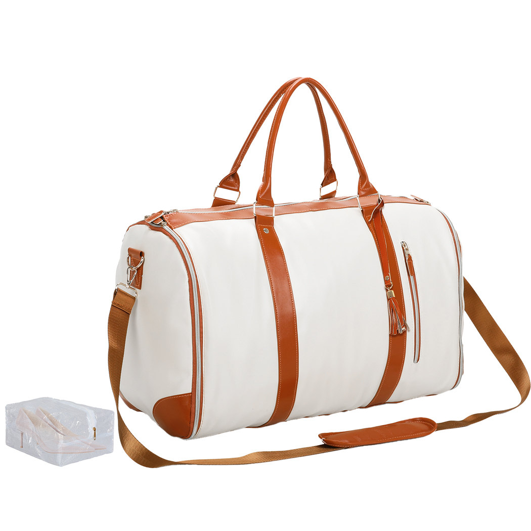 Slimbridge Garment Bags Hanging Suit Duffel Bag Beige - Image 2