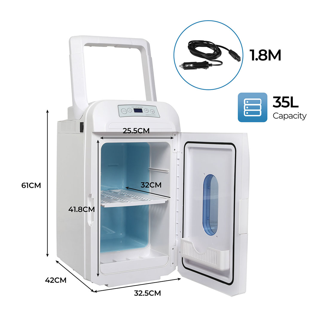 Spector Car Fridge Freezer 35L 12V Chest Refrigerator Portable Travel Camping - Image 3